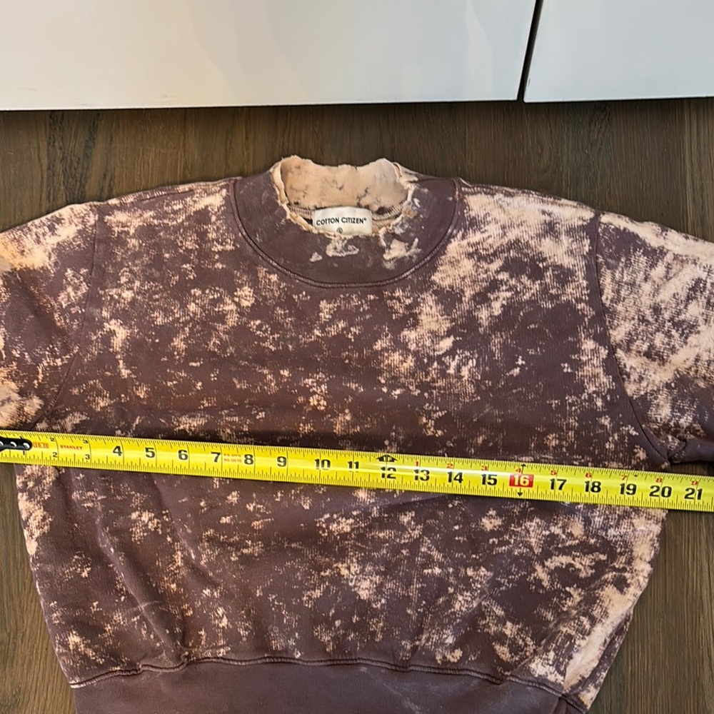 Cotton Citizen Tie-Dye Sweatshirt Sz S - Picture 10 of 11